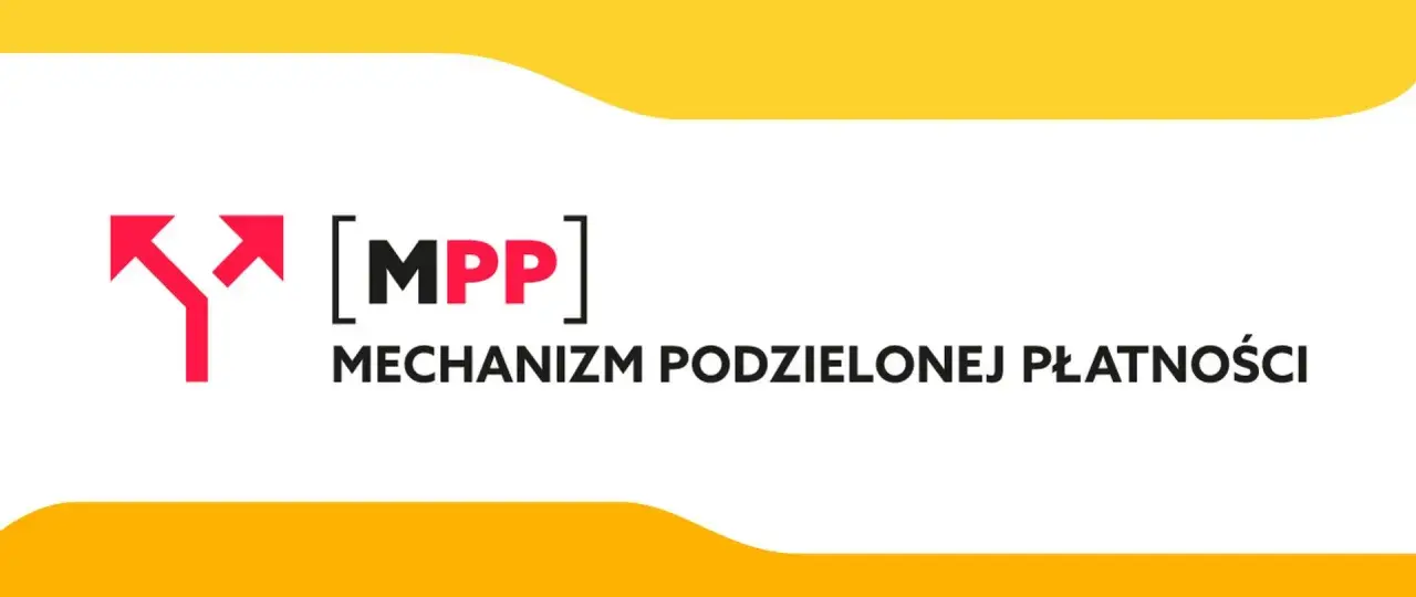Symbol rozchodzących się strzałek i napis [MPP] Mechanizm Podzielonej Płatności. Dotyczy to towarów objętych obowiązkowym mechanizmem.