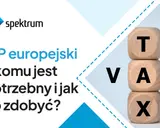 NIP europejski: dla kogo jest potrzebny i jak go zdobyć? Obok kostki z napisem VAT.