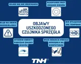 Objawy uszkodzonego czujnika sprzęgła: silnik nie uruchamia się, szarpanie przy zmianie biegów, błąd na desce rozdzielczej, wysokie obroty, brak reakcji pedału sprzęgła.