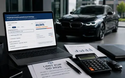 Kalkulator leasingowy pokazuje wyliczenie proporcji KUP dla samochodu powyżej 150 tys. zł.