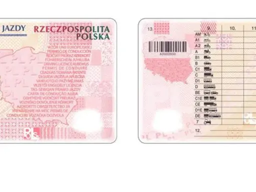 Polskie prawo jazdy. Czy trzeba wymienić prawo jazdy po zmianie adresu? Dokument zawiera dane kierowcy i kategorie pojazdów.