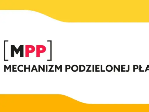 Symbol rozchodzących się strzałek i napis [MPP] Mechanizm Podzielonej Płatności. Dotyczy to towarów objętych obowiązkowym mechanizmem.