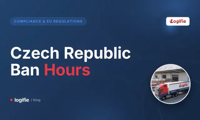 Czech Republic Ban Hours: poznaj zasady zakaz jazdy czechy dla transportu. Logifie pomaga w zgodności z przepisami UE.