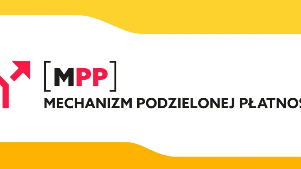 Symbol rozchodzących się strzałek i napis [MPP] Mechanizm Podzielonej Płatności. Dotyczy to towarów objętych obowiązkowym mechanizmem.