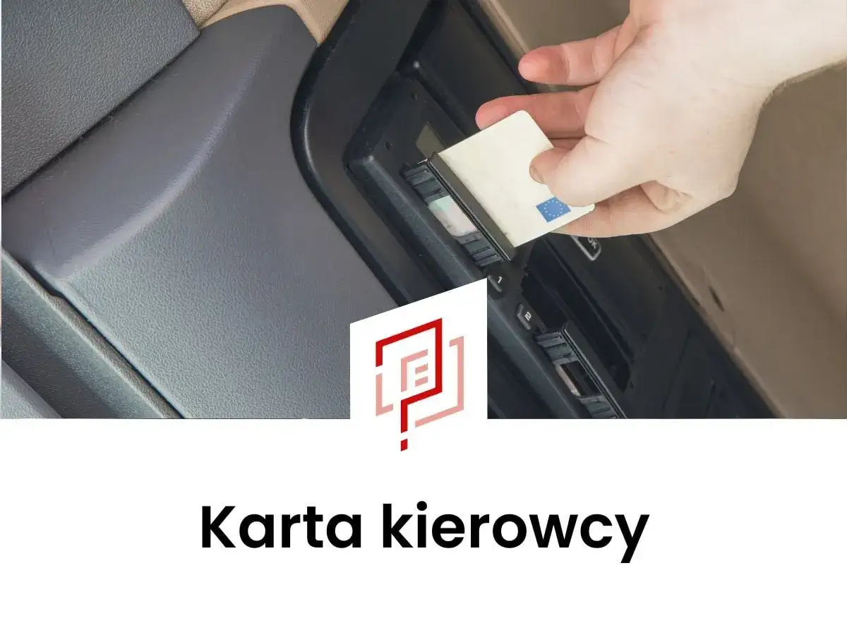 Dłonią wkładam kartę kierowcy do tachografu. Dowiedz się, ile trwa wyrobienie karty kierowcy i jakie są formalności.